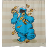 Cookie Monster Crazy Cookies Douchegordijn (Voorkant)