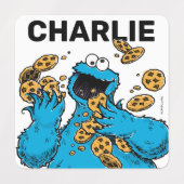 Cookie Monster Crazy Cookies Labels (Design 1)