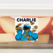 Cookie Monster Crazy Cookies Labels (Aangebracht)