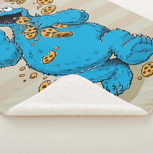 Cookie Monster Crazy Cookies Sherpa Deken (3/4)