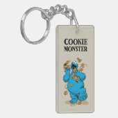 Cookie Monster Crazy Cookies Sleutelhanger (Voorkant Links)