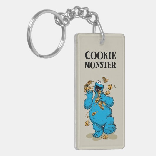 Cookie Monster Crazy Cookies Sleutelhanger (Voorkant Links)