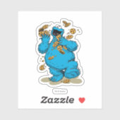 Cookie Monster Crazy Cookies Sticker (Vel)