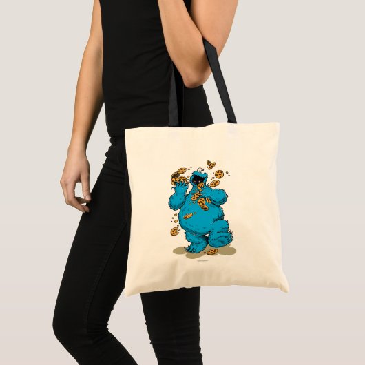 Cookie Monster Crazy Cookies Tote Bag (Voorkant (product))