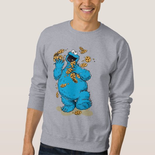 Cookie Monster Crazy Cookies Trui (Voorkant)