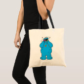 Cookie Monster Donut Vernietiger Tote Bag (Voorkant (product))