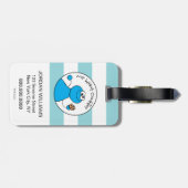 Cookie Monster Doodley Graphic Bagagelabel (Achterkant horizontaal)