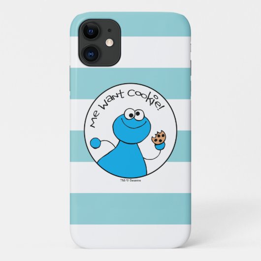 Cookie Monster Doodley Graphic Case-Mate iPhone Case (Achterkant)