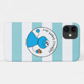 Cookie Monster Doodley Graphic Case-Mate iPhone Case (Achterkant (horizontaal))