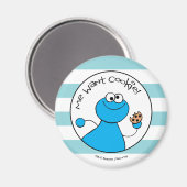 Cookie Monster Doodley Graphic Magneet (Voorkant / Achterkant)