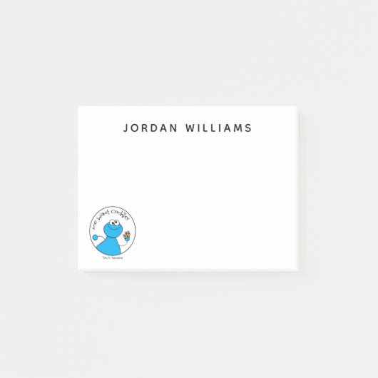 Cookie Monster Doodley Graphic Post-it® Notes (Voorkant)