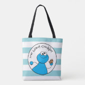 Cookie Monster Doodley Graphic Tote Bag (Achterkant)