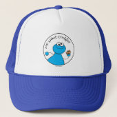 Cookie Monster Doodley Graphic Trucker Pet (Voorkant)