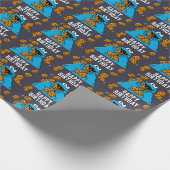 Cookie Monster Eating All the Cookies Cadeaupapier (Hoek)