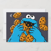Cookie Monster Eating All the Cookies Kaart (Voorkant)