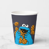 Cookie Monster Eating All the Cookies Papieren Bekers (Voorkant)