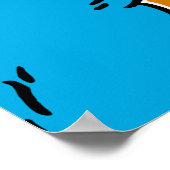 Cookie Monster Eating All the Cookies Poster (Hoek)