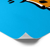 Cookie Monster Eating All the Cookies Poster (Hoek)