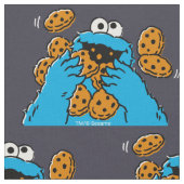 Cookie Monster Eating All the Cookies Stof (Close Up)