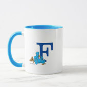 Cookie Monster Eating Cookies Monogram F Mok (Links)