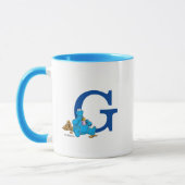  Cookie Monster Eating Cookies Monogram G Mok (Links)