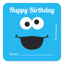Cookie Monster | Een Cadeau Van - Verjaardag 