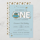 Cookie Monster | Eén taaie koek verjaardag Kaart (Voorkant / Achterkant)