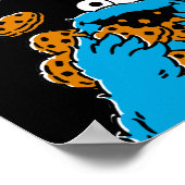 Cookie Monster | Eerste jaar baby - Fotocollage Poster (Hoek)
