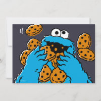 Cookie Monster eet alle koekjes op