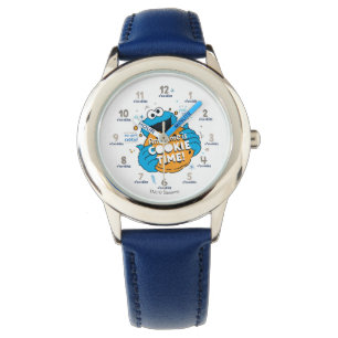 Cookie Monster Elke keer is de tijd van de Koekj Horloge