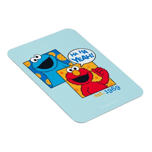 Cookie Monster & Elmo | Ha Ha Ja Magneet (Rechterzijde)