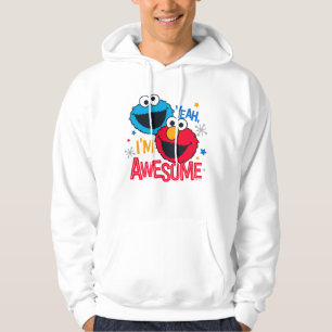 Cookie Monster & Elmo   Ja, ik ben geweldig Hoodie