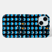 Cookie Monster Emoji Pattern Case-Mate iPhone Case (Achterkant (horizontaal))