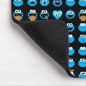 Cookie Monster Emoji Pattern Muismat (Hoek)