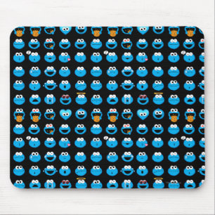 Cookie Monster Emoji Pattern Muismat