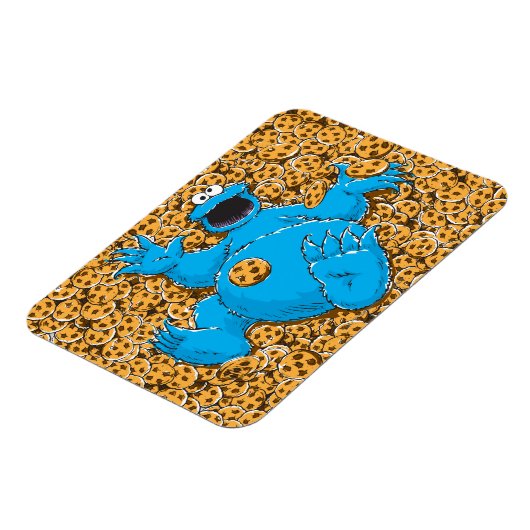 Cookie Monster en Cookies Magneet (Linkerzijde)