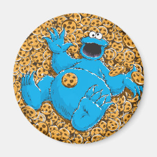 Cookie Monster en Cookies Magneet