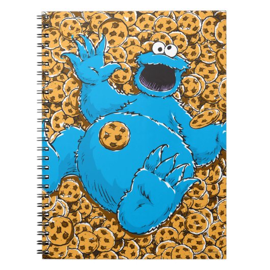 Cookie Monster en Cookies Notitieboek (Voorkant)
