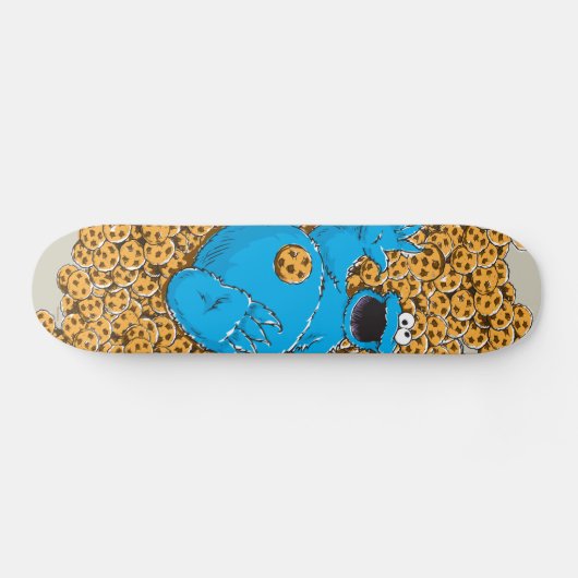  Cookie Monster en Cookies Persoonlijk Skateboard (Horizontaal)