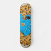  Cookie Monster en Cookies Persoonlijk Skateboard (Voorkant)
