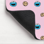 Cookie Monster en Cookies Roze Patroon Muismat (Hoek)