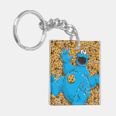  Cookie Monster en Cookies Sleutelhanger (Voorkant Links)