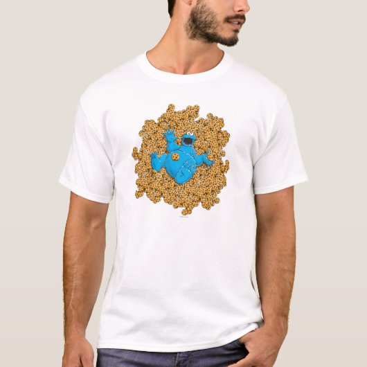 Cookie Monster en Cookies T-shirt (Voorkant)