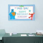 Cookie Monster en Elmo Birthday Spandoek (Beurs)