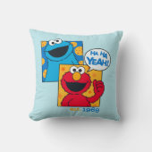 Cookie Monster en Elmo | Ha Ha ha Ja Kussen (Voorkant)