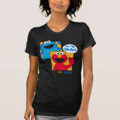 Cookie Monster en Elmo | Ha Ha ha Ja T-shirt (Voorkant)