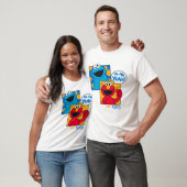 Cookie Monster en Elmo | Ha Ha ha Ja T-shirt (Unisex)