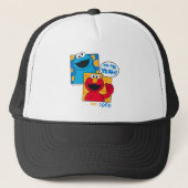 Cookie Monster en Elmo | Ha Ha ha Ja Trucker Pet (Voorkant)
