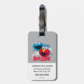 Cookie Monster en Elmo | Ja, ik ben Geweldige Bagagelabel (Achterkant verticaal)