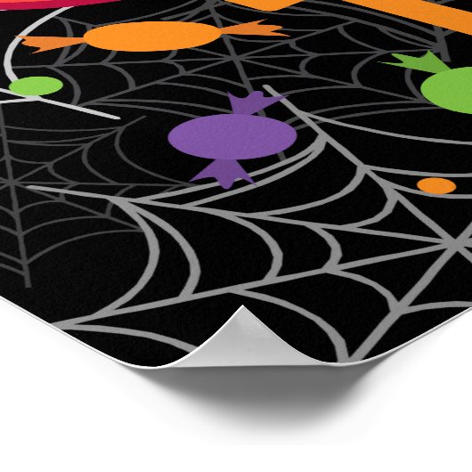 Cookie Monster en Elmo - Trick or treat Poster (Hoek)